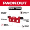 Milwaukee 48-22-8603 PACKOUT Tool Box M18 Battery Rack Attachment