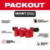 Milwaukee 48-22-8604 PACKOUT Tool Box M12 Battery Rack Attachment