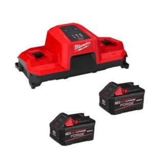 Milwaukee 48-59-1866 M18 REDLITHIUM FORGE 6.0 AH Starter Kit with Super Charger