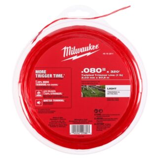 Milwaukee 49-16-2811 1lb .080" x 320ft Twisted Trimmer Line