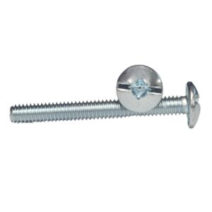 Machine Screw Truss Head Square Drive Zinc Plated 8-32