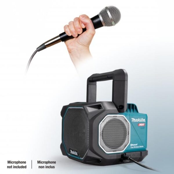 Makita MR014G 40Vmax XGT 18V LXT Bluetooth Jobsite Speaker - Tool Only (2) Makita MR014G 40Vmax XGT / 18V LXT Bluetooth Jobsite Speaker - Tool Only