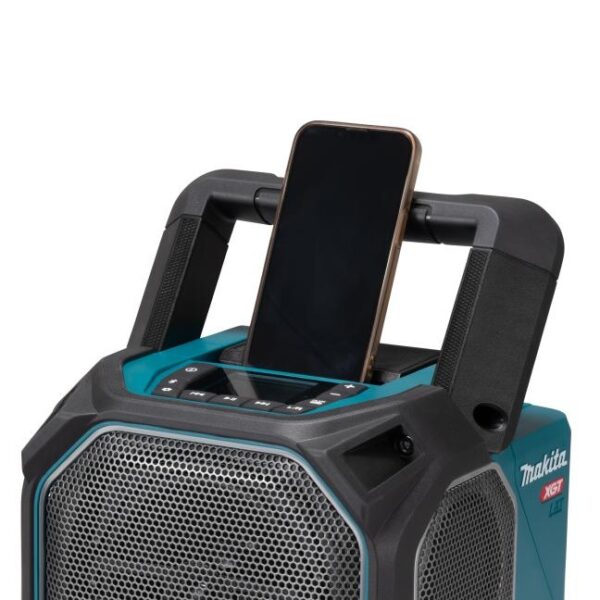 Makita MR014G 40Vmax XGT 18V LXT Bluetooth Jobsite Speaker - Tool Only (5) Makita MR014G 40Vmax XGT / 18V LXT Bluetooth Jobsite Speaker - Tool Only