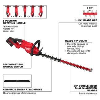 Milwaukee 3034-21 M18 FUEL 30 Hedge Trimmer Kit (1)