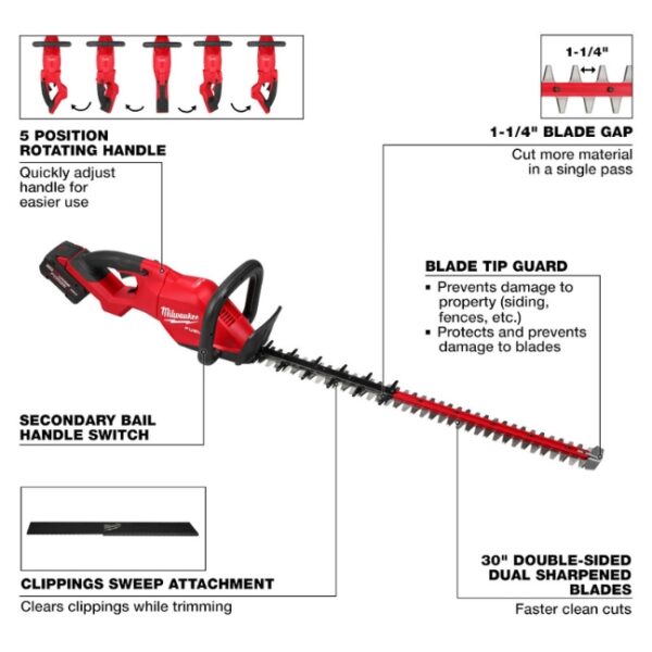 Milwaukee 3034-21 M18 FUEL 30" Hedge Trimmer Kit