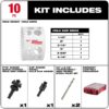 Milwaukee 49-22-5606 HOLE DOZER Bi-Metal Hole Saw Kit with PACKOUT™ Compact Organizer 10-Piece (1) Milwaukee 49-22-5606 HOLE DOZER Bi-Metal Hole Saw Kit with PACKOUT Compact Organizer 10-Piece