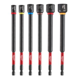 Milwaukee 49-66-4567 SHOCKWAVE Impact Duty 6 Magnetic Nut Driver Set 6-Piece (1)