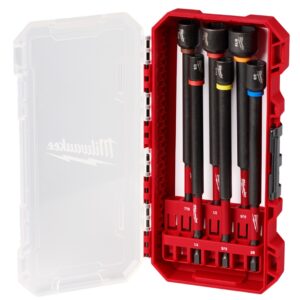 Milwaukee 49-66-4567 SHOCKWAVE Impact Duty 6" Magnetic Nut Driver Set 6-Piece