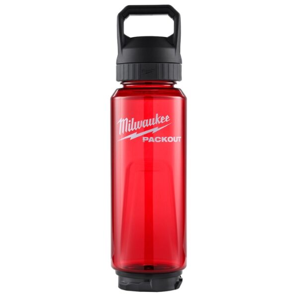Milwaukee 48-22-8372R PACKOUT 34oz Bottle with Chug Lid - Red Milwaukee 48-22-8372R PACKOUT 34oz Bottle with Chug Lid - Red