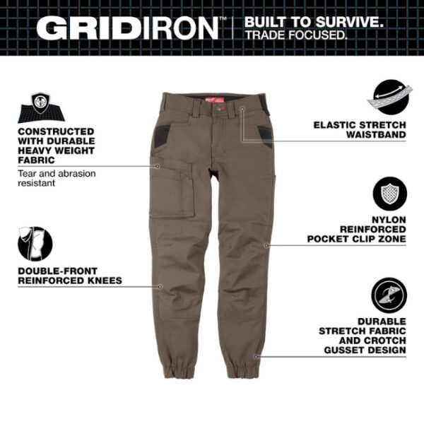 Milwaukee F652N Women's GRIDIRON Double Knee Jogger Pants