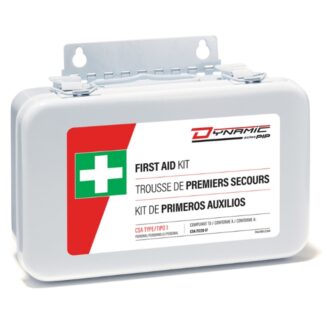 Dynamic Safety FAKCSAT1BM CSA Compliant First Aid Kit Level 1 in Metal Box