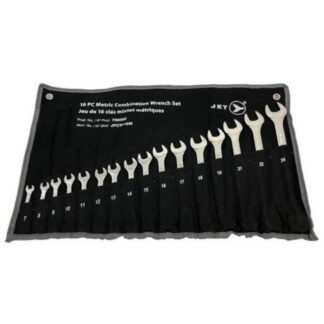 Jet 700002 JPCW-16M Metric Raised Panel Combination Wrench Set 16-Piece