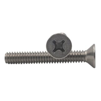 Machine Screw Flat Head Phillips Stainless Steel