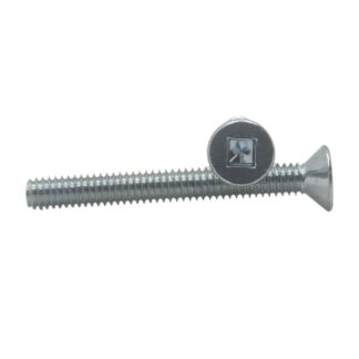 Machine Screw Flat Head Square Drive Zinc