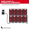 Milwaukee 48-59-1817 M18 Six Bay Daisy Chain Rapid Charger for Packout