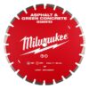 Milwaukee 49-93-7245 16" Asphalt and Green Concrete Segmented Diamond Blade