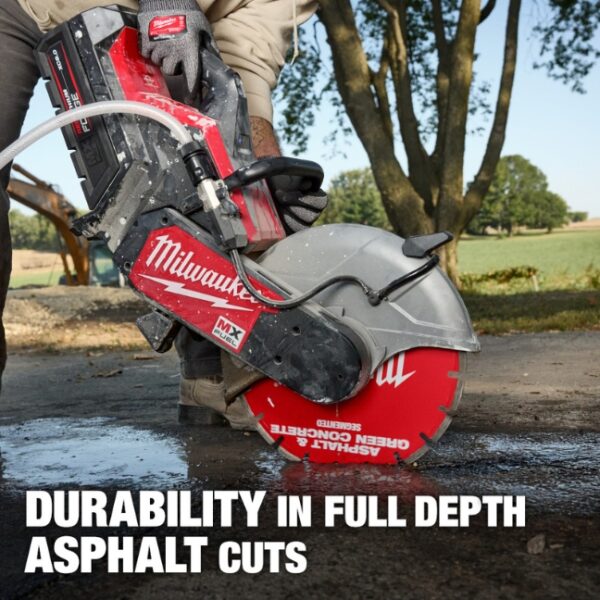 Milwaukee 49-93-7245 16" Asphalt and Green Concrete Segmented Diamond Blade