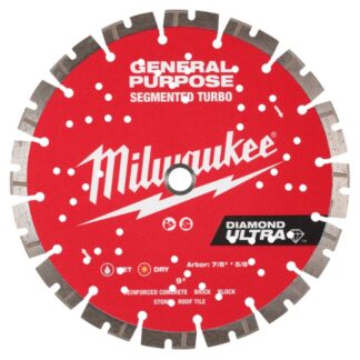 Milwaukee 49-93-7532 9" DIAMOND ULTRA Segmented Turbo Blade