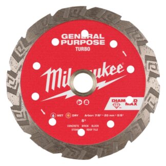 Milwaukee 49-93-9105 5" DIAMOND MAX Turbo General Purpose Diamond Blade