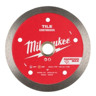 Milwaukee 49-93-9205 5" DIAMOND MAX Continuous, Tile Diamond Blade