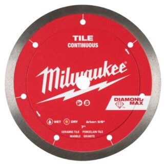 Milwaukee 49-93-9207 7" DIAMOND MAX Continuous, Tile Diamond Blade