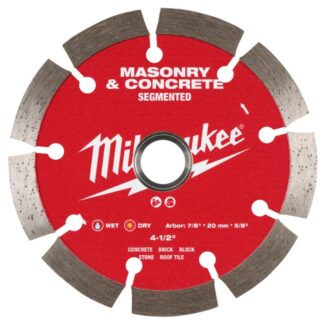 Milwaukee 49-93-9304 4-1/2" Segmented Masonry and Concrete Diamond Blade