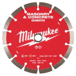 Milwaukee 49-93-9307 7" Segmented Masonry and Concrete Diamond Blade