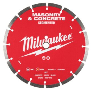 Milwaukee 49-93-9312 12" Segmented Masonry and Concrete Diamond Blade