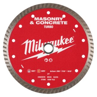 Milwaukee 49-93-9407 7" DIAMOND ULTRA Segmented Turbo, General Purpose Diamond Blade