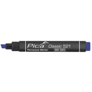 Pica 52141 Classic Chisel Tip Permanent Marker - Blue