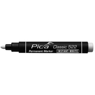 Pica 52252 Permanent Pen Instant - White 1-4mm