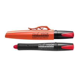 Pica 990 Series Visor Permanent Marker - Red