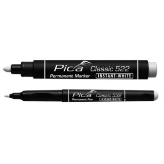 Pica Classic Permanent Pen Instant - White