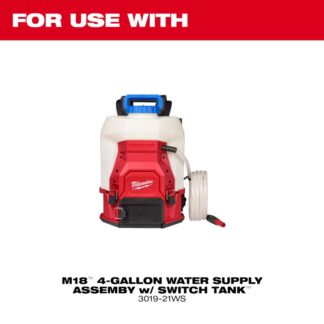 Milwaukee 49-16-19WS 4-Gallon Water Supply Tank Assembly with SWITCH TANK