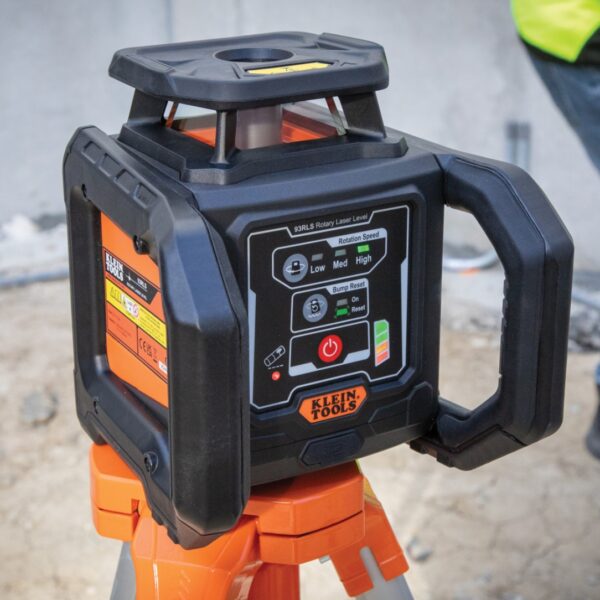 Klein 93RLS Self-Leveling Green Rotary Laser Level with Plumb Spot and Tripod (2) Klein 93RLS Self-Leveling Green Rotary Laser Level with Plumb Spot and Tripod