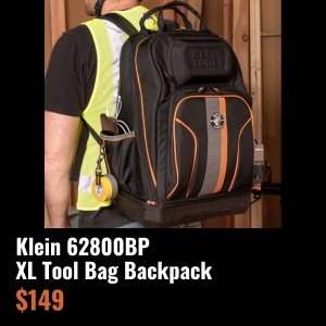 Klein 62800Bp XL Tool Bag Backpack - $149