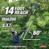 Makita DUA200RT 18V LXT 5ft or 8ft 8" Brushless Pole Saw Kit