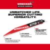 Milwaukee 48-00-5271 WRECKER 6" 6TPI NITRUS CARBIDE Tipped SAWZALL Blade for General Purpose Cuts