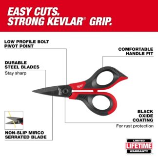 Milwaukee 48-22-3017 KEVLAR Shears (1)