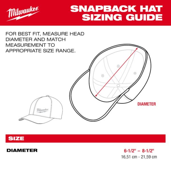 Milwaukee 48-73-1063 Snapback Bump Cap