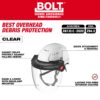 Milwaukee 48-73-1422 BOLT Gasketed Full Face Shield - Clear Dual Coat Lens