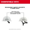 Milwaukee 48-73-1422 BOLT Gasketed Full Face Shield - Clear Dual Coat Lens