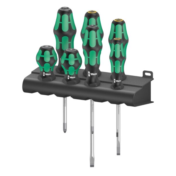 Wera 008901 Mix 2 3007 PozidrivSlotted Screwdriver Set 7-Piece (1) Wera 008901 Mix 2 300/7 Pozidriv/Slotted Screwdriver Set 7-Piece