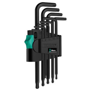 Wera 024242 967 PKL/9 TORX L-Key Set with Two-Component Storage Clip 9-Piece