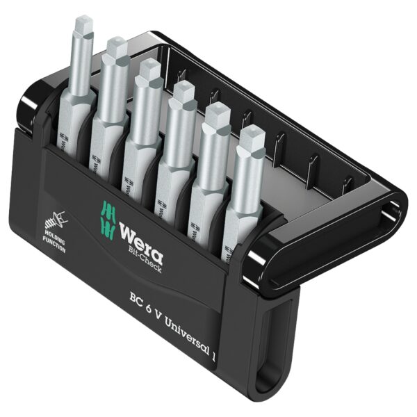 Wera 056478 Bit-Check 6 V Universal 1 Square Driver Bit Set for Recess Screws 6-Piece Wera 056478 Bit-Check 6 V Universal 1 Square Driver Bit Set for Recess Screws 6-Piece