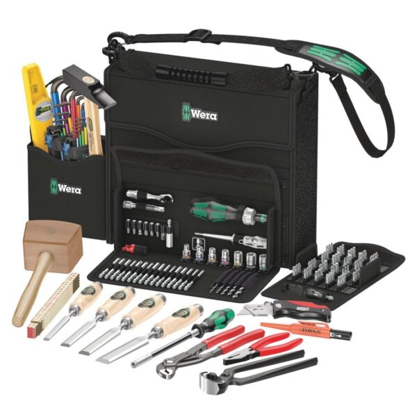 Wera 134011 Wera 2go H 1 Tool Set for Wood Applications 134-Piece