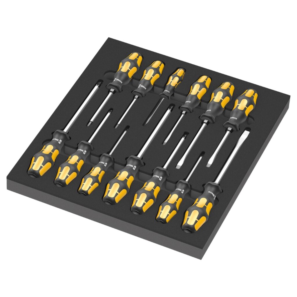 Wera 150105 9714 Foam Insert Chiseldriver Set 1 13-Piece - BC Fasteners ...