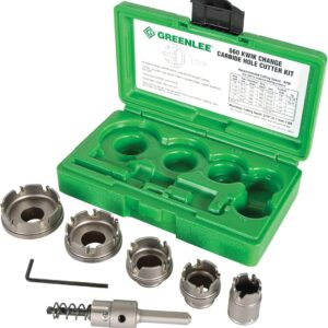 Greenlee 660 Quick-Change Carbide Cutter Set 6-Piece