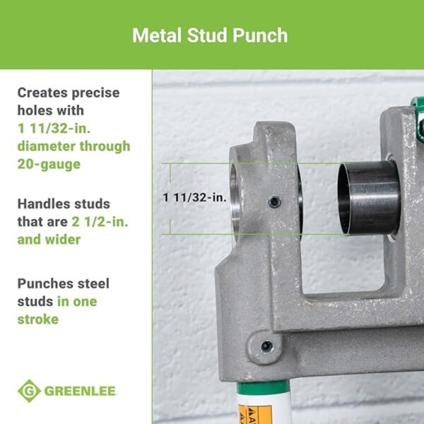 Greenlee 710 1-11/32" Diameter Stud Punch