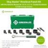 Greenlee 7238SB SLUGBUSTER 1/2" - 2" Knockout Kit with Ratchet
